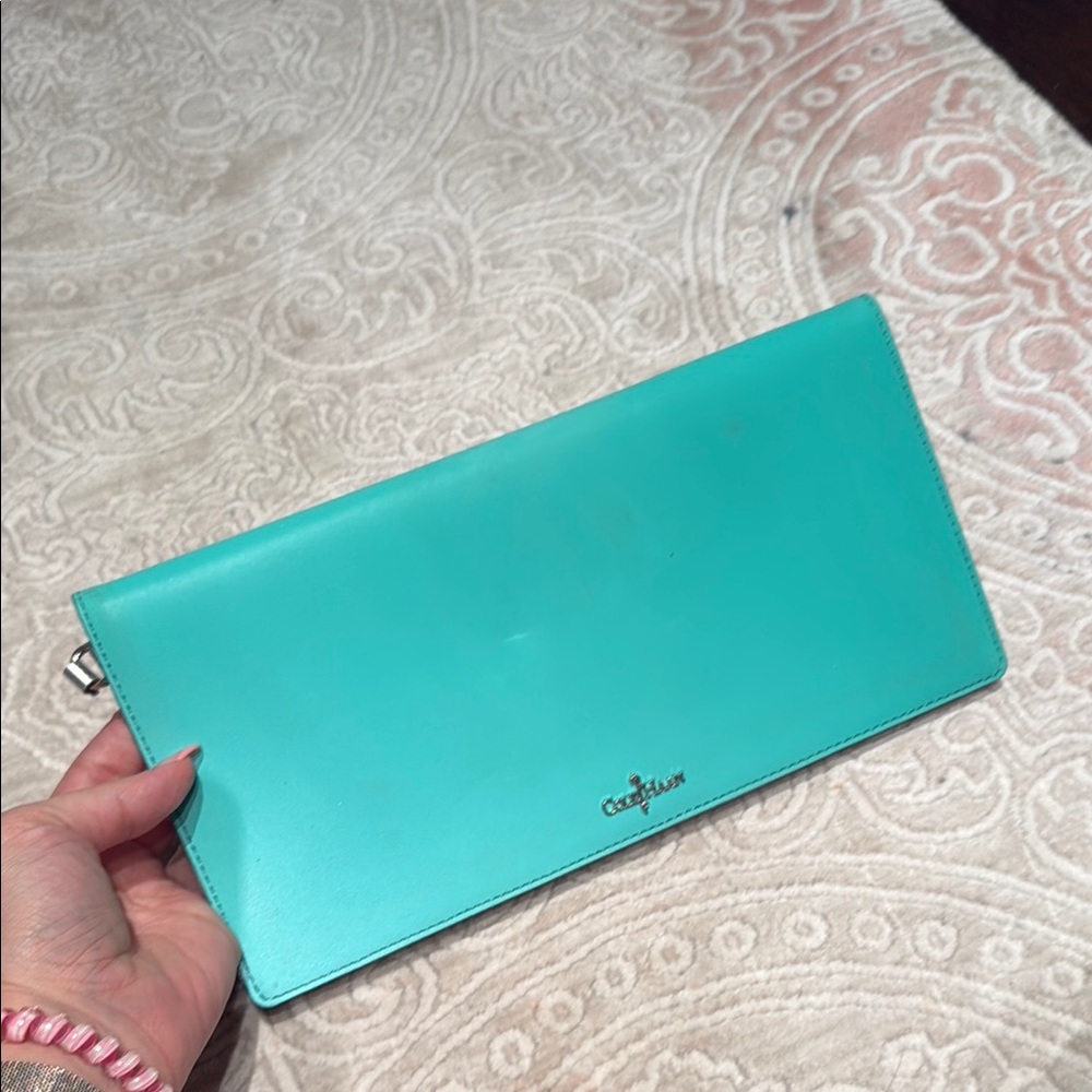 Cole Haan Turquoise Clutch Bag